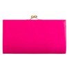 UShopUK Fuchsia Pink Medium Satin Clutch Bag Wedding Prom Wedding