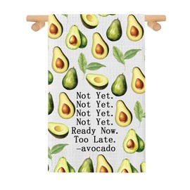 Avocado Kitchen Towel Avocado Lover Gift Avocado Farmer Avocado Tea Dish Towel Hostess Gift (Avocado Towel ca)