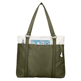 Barsine Women Laptop Tote Bag for Work Lightweight 15.6 Inch Large Nylon Handbag Purse