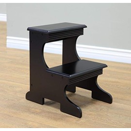 Frenchi Home Furnishing Crestside 2 - Step Wood Step Stool