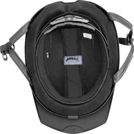 IRH Horseback Riding Safety Ergonomic Washable Rear Side Ventilation Equestrian Equi-Pro Helmet, Matte Black, X-Small