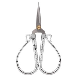 Tijeras de bordar Tijeras de punto de cruz de acero inoxidable Tijeras de estilo europeo vintage Tijeras de coser de bricolaje Herramientas de bordado para costura Bordado Costura Artesanía Trabajo de arte (Plata)