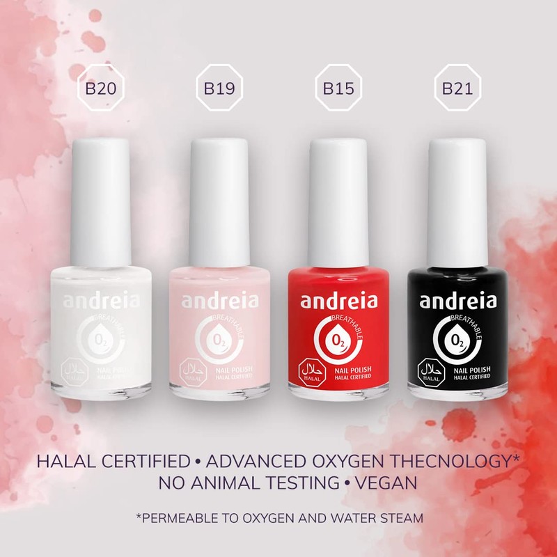 Andreia Halal Breathable Base Coat - Wasserdurchlässig - Schattierungen von