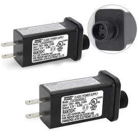 Power Supply, Transformer for CZJUTAI JT-DC045V0300-C IP44 4.5V1.35W for Christmas Lighting, String Light, Projector Light, Lawn Lamp, Inflatable Device (2 Pack of)