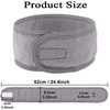 Spa Headband, Non-slip Make-up Headwraps Adjustable Face Wash Headband with