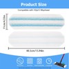 4 PCS Replacement Mop Pads for O-Cedar H2PrO & Vileda