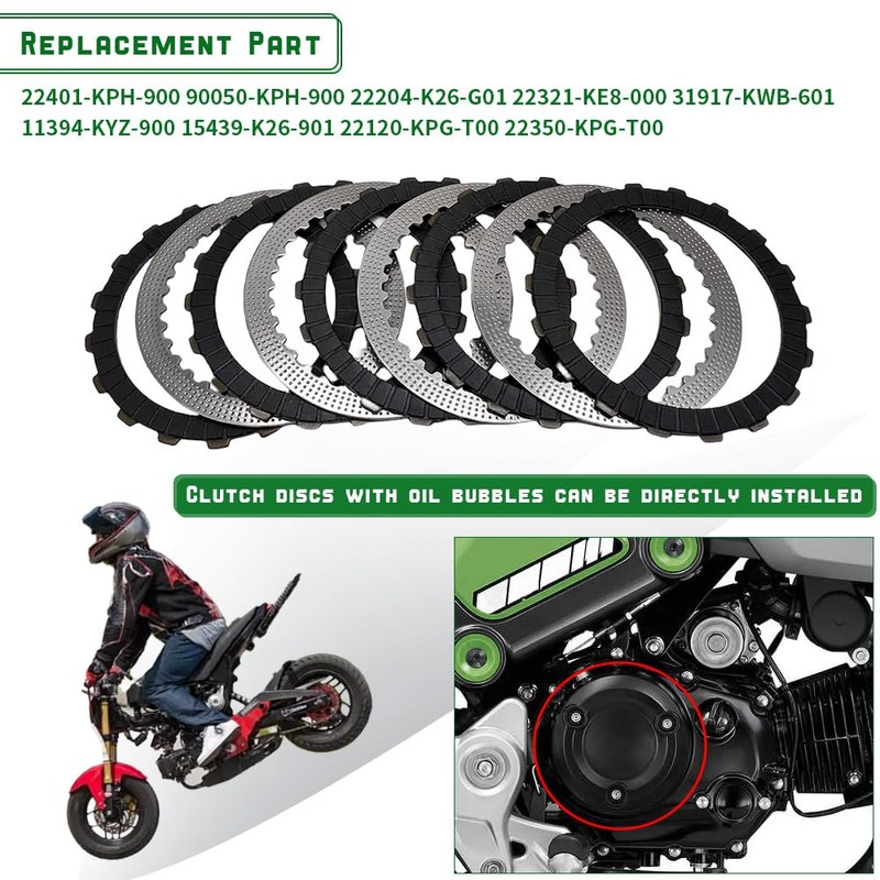 Clutch Kit Center Inner Hub Outer Pressure Plate & Complete