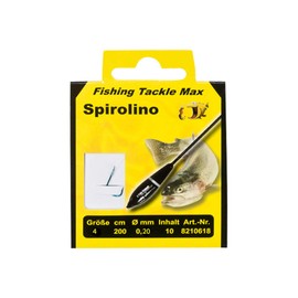 Professional Fishing Hook Set Trout Tied Leaders on Fluoro-Carbon Line 20 Hooks Set 120 cm Size 8 + 200 cm Size 4