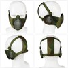 Aoutacc Airsoft Protective Gear Set, Half Face Mesh Masks with