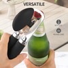 Safring Can Opener Manual, Heavy Duty Stainless Steel Smooth Edge