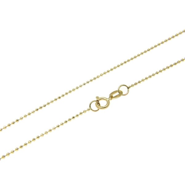 1mm 18K gold plated on solid sterling silver 925 Italian