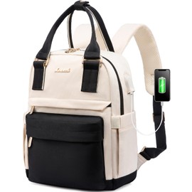 LOVEVOOK Mini Backpack for Women Stylish Waterproof Backpack Purse with USB Port, Cute Bookbag for College School Travel