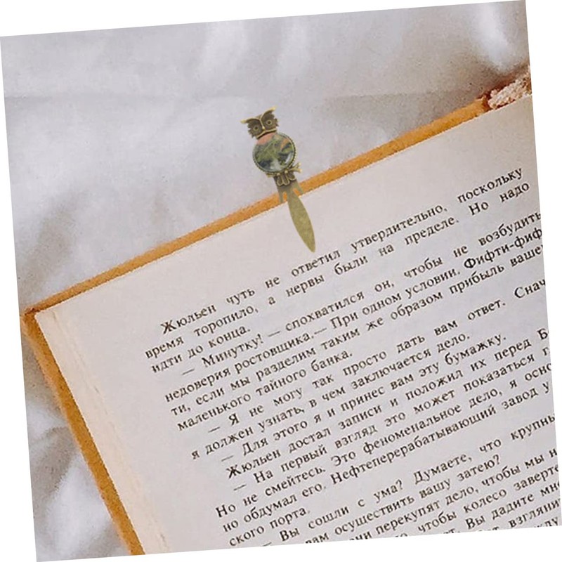 Operitacx Eule Buchmarker Buchseiten Marker Dekorative Lesezeichen Mit Edelstein Einlage