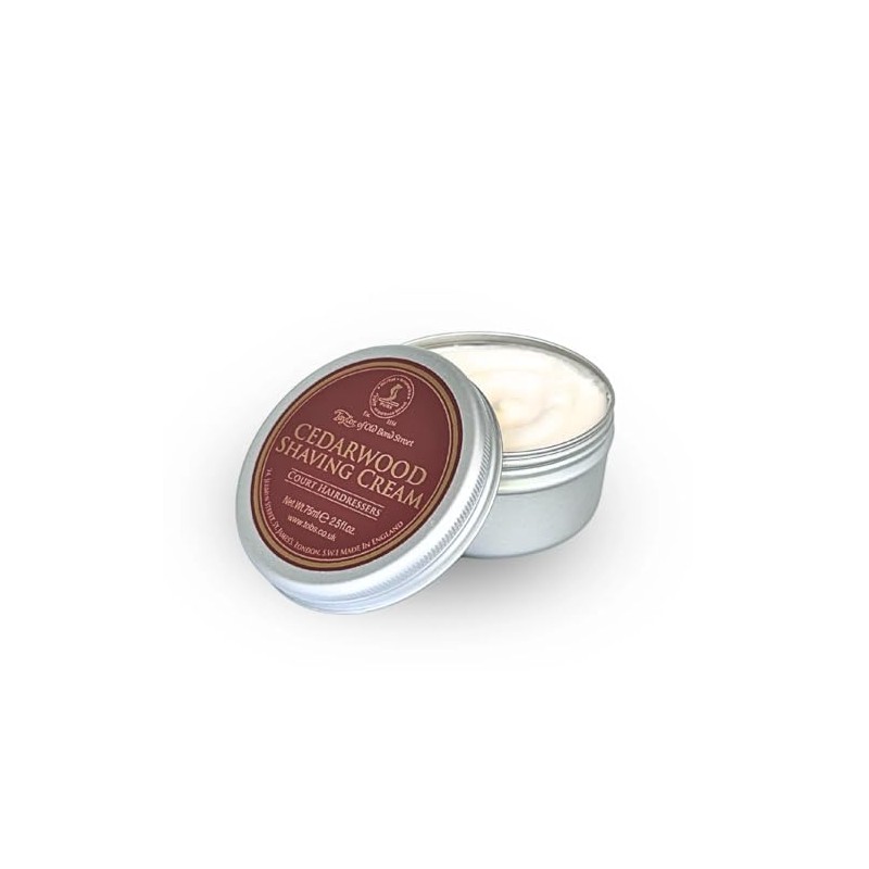 Taylor of Old Bond Street 75ml Cedarwood Shaving Cream Bowl