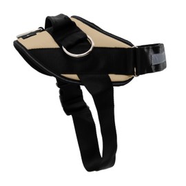 ShawnCo Essential Dog Harness, No-Pull Pet Vest with 3 Leash Clips, No Choke, Reflective, Adjustable and Padded, for Easy Walking and Training for Small, Medium and Large Dogs (Driftwood, S)