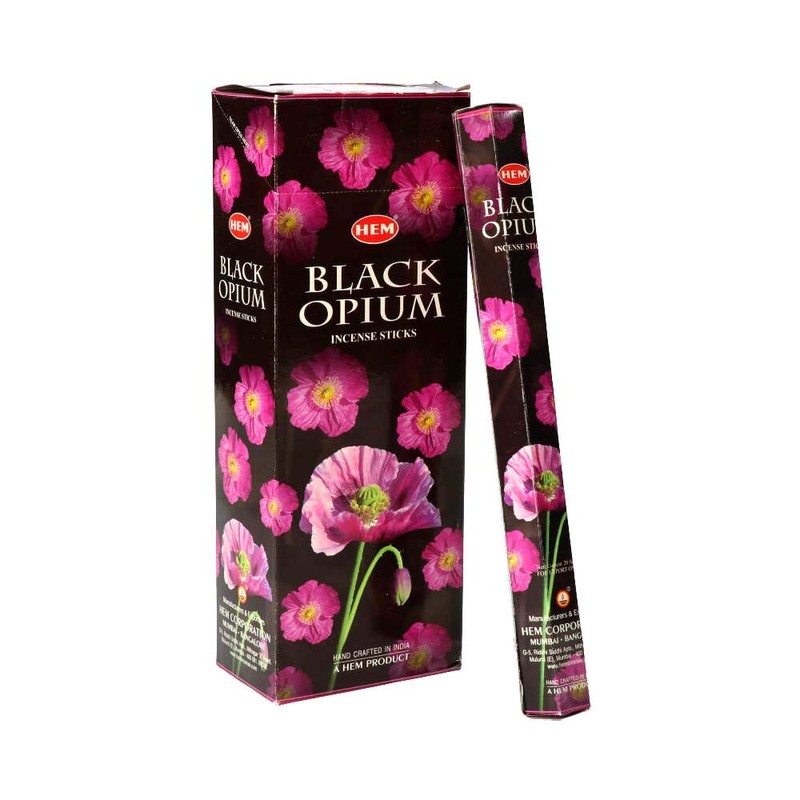 HEM Black Opium Big Pack 6 x 20 Incense Sticks