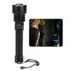 XHP70 Super Bright Telescopic Zoom Waterproof Outdoor Portable Flashlight USB
