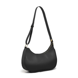 ModaZeal Small Handbags for Women PU Leather Crescent Shoulder Bag Casual Sling Bags with Zipper Pocket