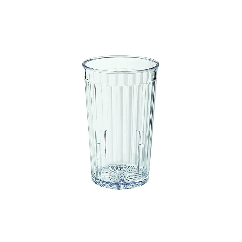 G.E.T. 8810-1-CL-EC Spektrum BPA-Free Multi-Faceted Plastic Tumblers, 10 Ounce, Clear