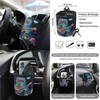 Wetoricau Frog Mushroom Pattern Car Seat Cover Sets Steering Wheel