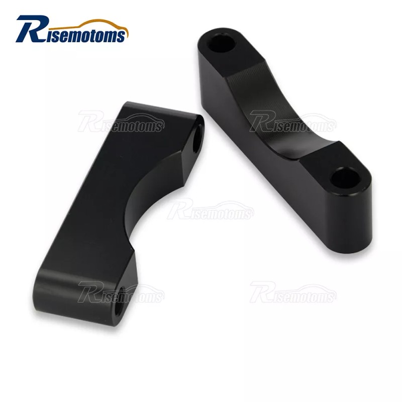 risemotom8 Black 21" 23" 26" Front Fender Spacers For Harley