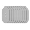 Mooyee Adhesive Electrodes Relacement Pads for Mooyee Wireless Massager (Grey-10pads)