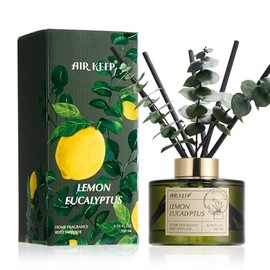 Airkeep Room Fragrance 200 ml - Lemon Eucalyptus - Long Lasting Fragrance Air Freshener for Home Decoration for Bathroom, Bedroom, Living Room