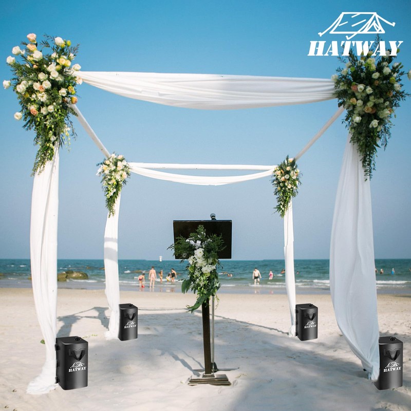Hatway Canopy Weights,176 LBS Water Bag Set of 4 Leg