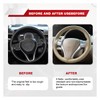 ZIMISI Genuine Leather Steering Wheel Cover, DIY Sewing Steering Wheel