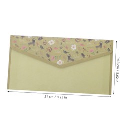 Angoily 1 Set Vintage Floral Lined Stationery Writing Paper and Envelopes Set Classic Note Kit with Printed Envelopes for Weddings Invitations and Gratitude Messages