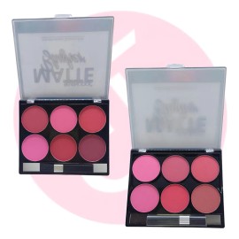 Paleta De Rubor Con Tonos Matte Tono Del Maquillaje Saniye Rubor