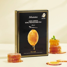 JM Solution Honey Glow Royal Propolis Mask Plus 10 Sheets / 제이엠솔루션 꿀광 로얄 프로폴리스 마스크 플러스 10매
