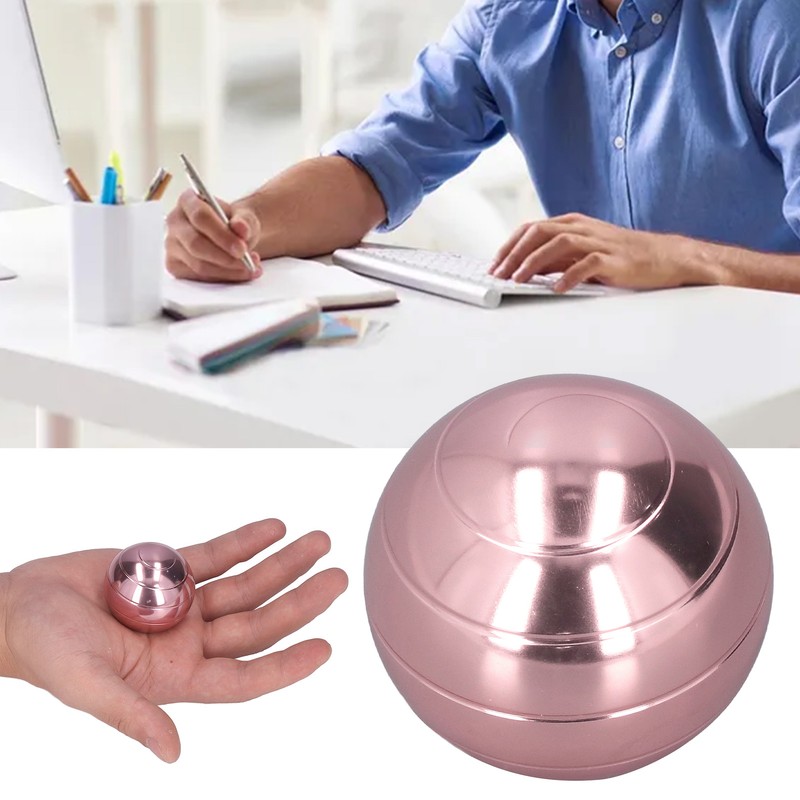 45mm Diameter Gyroscope Ball Alloy Rotating Anxiety Relief Fingertip Decompression