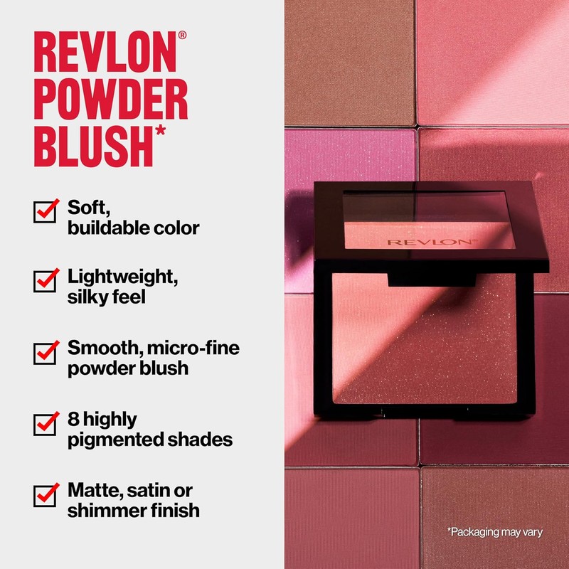 Rubor Compacto Revlon Powder Blush tono Very Berry