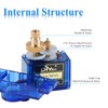 RCmall 4Pcs TS90MD 2kg.cm Micro Servo Motor Set Adjustable SpeedAngle