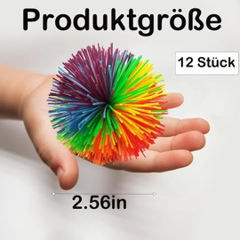 Pack of 12 Stringy Balls, Fluffy Balls, Stringy Balls, Party Bags Children's Birthday, Party Bags, Children's Birthday Party Bags, Sticky Balls