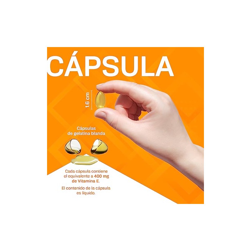 GELCAPS Vitamina E 400mg Dúo 120 Cápsulas Antioxidante