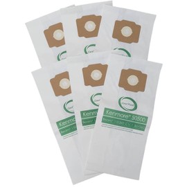(6) 6 Gallon Allergy Central Vacuum Bags For Beam, Eureka, Electrolux, Star-Brute, Kenmore, Mastercraft, Frigidaire, Heatilator, Nutone, Aggresor, Astrovac, Husky, Star-Brute, Broam, Cyclovac, Dynavac