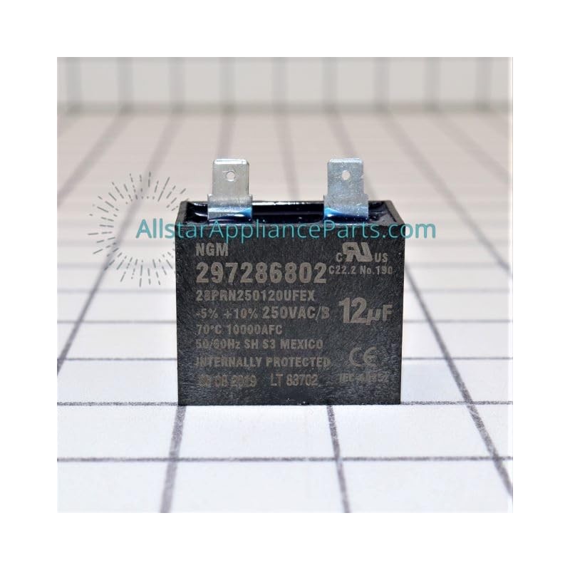 297286802 Refrigerator Run Capacitor