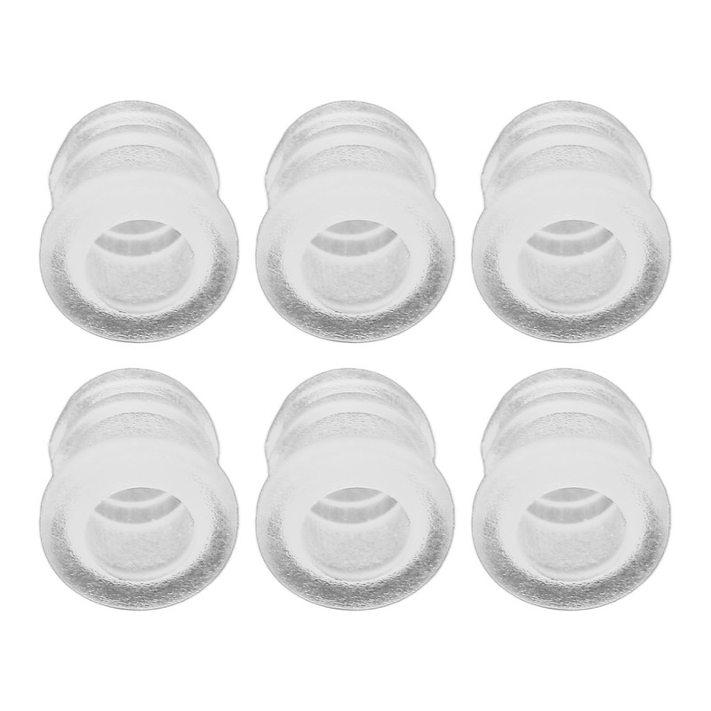 30pcs Earmold Locks Small Plastic Soft Transparent Earmold Tubing Locks