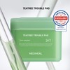 MEDIHEAL Square Toner Pads 200ea, Type:Tea Tree Trouble Pad