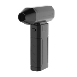 Portable Handheld Turbo Fan, Rechargeable High-speed Fan with LED Lighting, 100000 Rpm High-speed  Fan, Adjustable 3-speed Car Wash Blower Air Cleaner Fan, Multifunctional Outdoor Turbo Fan for Carbon Blowing, Barbecue, Carbon Ignition,  Gifts For Men:_Black