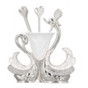 Swan Shape Dinnerware Set Light Luxury Exquisite Elegant Swan Shape