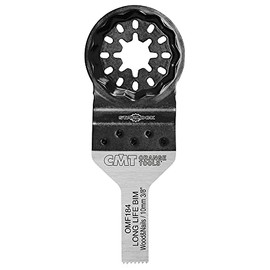 CMT omf184-x5 5 Blades Cut from The Full 10 mm for Wood and Nails. Long Life, Attack Starlock, Grey/Black
