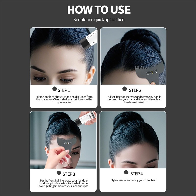LEWEDO Hair Building Fibers - Instant Volume for Thinning Hair,