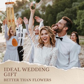 Leebbsin Wedding Gifts Wind Chime, Wedding Gifts for Couple 2024, Wedding Gifts for Newlywed Bride Groom Husband Wife, Bride to be Gifts for Bridal Shower Engagement Valentine’s Day Anniversary