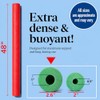 Play22 Pool Noodles Foam 6 Pack - Soft Large Red