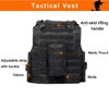 AZB Tactical Vest Adjustable Airsoft Paintball Vest with Removable Pouch