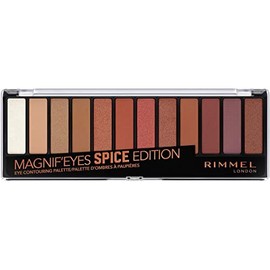 Rimmel Magnif'eyes 12 Pan Eyeshadow Palette, Spice Edition, 14 g
