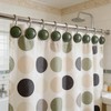 Green Round Shower Curtain Rings Set of 12 Green Round